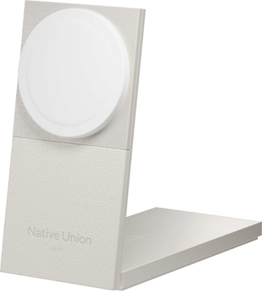 Изображение Native Union Rise 2-in-1 Qi2 wireless charger, sandstone