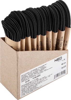 Attēls no Neo Sznurowada do butów roboczych 150cm, czarne