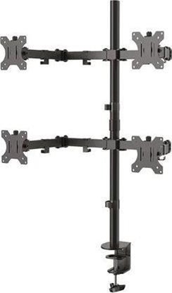 Picture of NeoMounts Uchwyt biurkowy na 4 monitory 13'' - 27'' FPMA-D550D4BLACK
