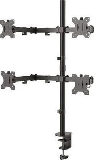 Picture of NeoMounts Uchwyt biurkowy na 4 monitory 13'' - 27'' FPMA-D550D4BLACK