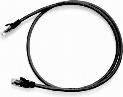Picture of NetRack patchcord RJ45, osonka zalewana, kat. 6 UTP, 0.5m czarny (BZPAT0P56K)