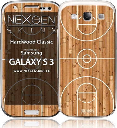 Изображение Nexgen Skins Nexgen Skins - Zestaw skórek na obudow z efektem 3D Samsung GALAXY S III (Hardwood Classic 3D) uniwersalny