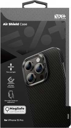 Picture of NEXT ONE Etui AirShield MagSafe Carbon iPhone 15 Pro