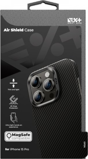Picture of NEXT ONE Etui AirShield MagSafe Carbon iPhone 15 Pro