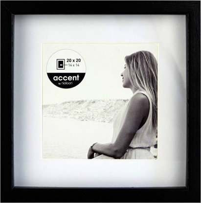 Picture of Nielsen Aura black 20x20 Wood incl. Passepartout 1115000