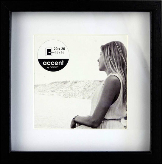 Picture of Nielsen Aura black 20x20 Wood incl. Passepartout 1115000