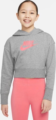 Picture of Nike Bluza Nike Sportswear Club Girls DC7210 092 DC7210 092 szary XL (158-170cm)
