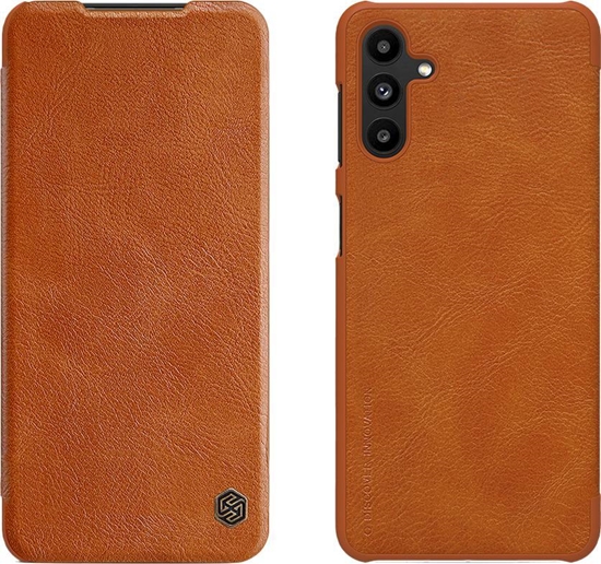 Picture of Nillkin Qin skórzana kabura etui Samsung Galaxy A13 5G brzowy