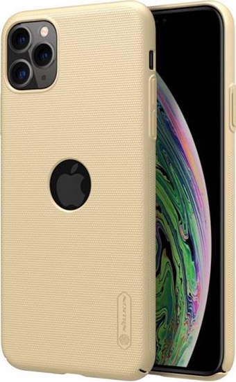 Picture of Nillkin Nillkin Super Frosted Shield - Etui Apple iPhone 11 Pro Max z wyciciem na logo (Golden)