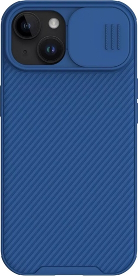 Picture of Nillkin Pancerne etui Pro Magnetic Case do iPhone 15 Plus with camera cover - niebieski