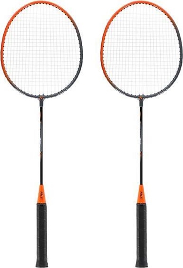 Picture of Nils Extreme NRZ005 STEEL / ZESTAW DO BADMINTONA 2 RAKIETY + POKROWIEC NILS