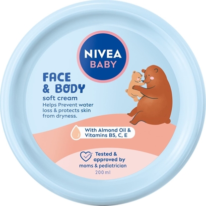 Attēls no Nivea BABY Krem piel.d/tw i ciaa 200ml 80529