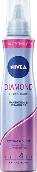 Picture of Nivea Hair Styling Diamond Gloss Care Pianka do wosów   150ml