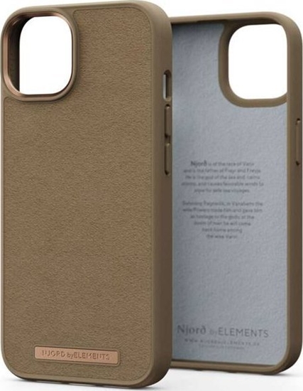 Изображение Njord by Elements Njord "Comfort+" Cover for Apple iPhone 14 Pro, camel standard