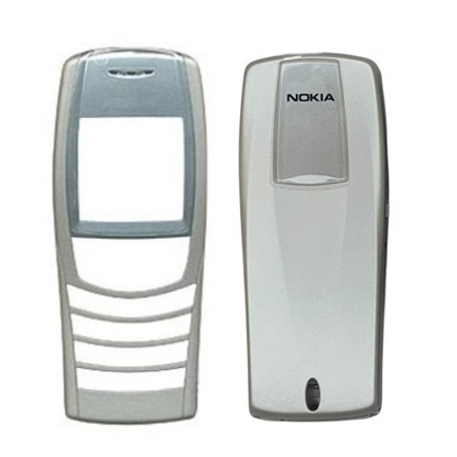Picture of Nokia 6610 aizmugurējais un priekšējais vāciņš oriģināls Silver