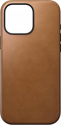 Attēls no Nomad Nomad Modern Leather case, english Tan-C - iPhone 16 Pro
