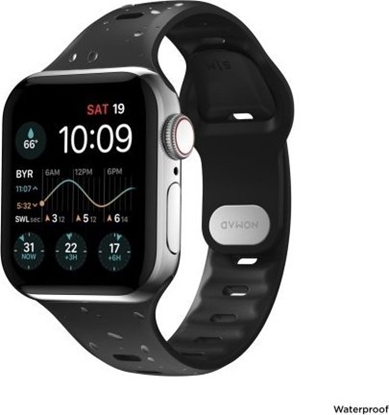 Attēls no Nomad Nomad Sport Slim Strap S/M, black - Apple Watch 7 (41mm)/6/SE/5/4 (40mm)/3/2/1 (38mm)
