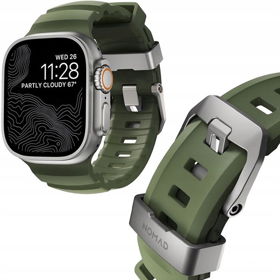 Picture of Nomad Rocky Point Band, natural/forest - AW 49/45/44/42mm