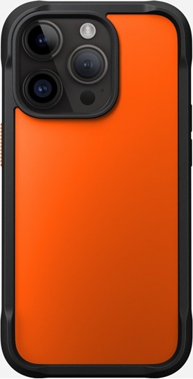 Picture of Nomad Rugged Strap Ultra Orange Connector Silver 42/44/45/49mm