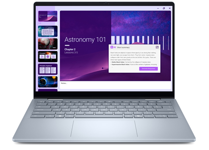 Picture of Notebook|DELL|14 Plus 2-in-1 DB04250|CPU  Core Ultra|u7-256V|2200 MHz|14"|Touchscreen|1920x1200|RAM 16GB|LPDDR5x|8533 MHz|SSD 512GB|Intel Arc Graphics|Integrated|ENG|Windows 11 Pro|Ice Blue|1.61 kg|DB04250_LNL_203