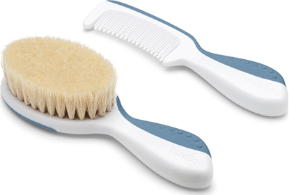 Attēls no Nuvita Nuvita, Zestaw dla dzieci: szczotka i grzebie, Powder Blue