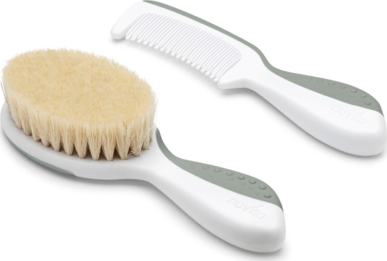 Picture of Nuvita Nuvita, Zestaw dla dzieci: szczotka i grzebie, Sage Green
