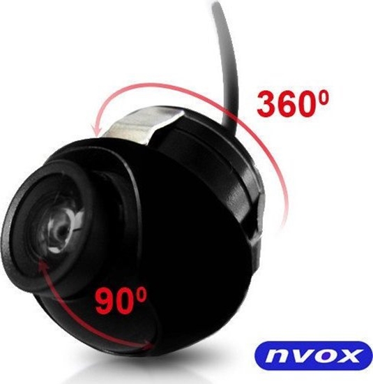 Picture of Nvox Samochodowa kamera cofania NTSC obrotowa o 360 stopni (NVOX CM360 NTSC)