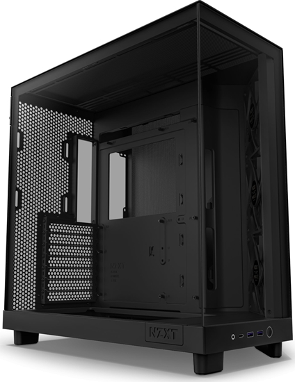 Picture of Case|NZXT|H6 Flow|MidiTower|Not included|ATX|MicroATX|MiniITX|Colour Black|CC-H61FB-01