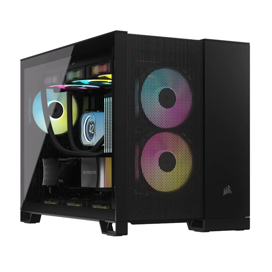 Picture of Corsair 2500D AIRFLOW Mid-Tower Dual Chamber PC Case, Black