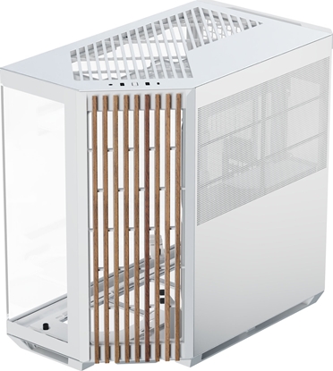 Picture of Obudowa Apnx APNX V1 PC-Gehuse, Midi-Tower, ATX, Tempered Glass - Holz, wei