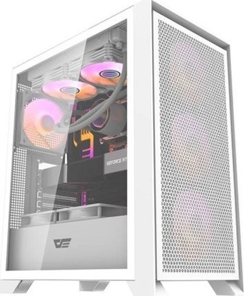 Attēls no Darkflash Computer case Darkflash DRX70 MESH + 4 RGB fans (white)