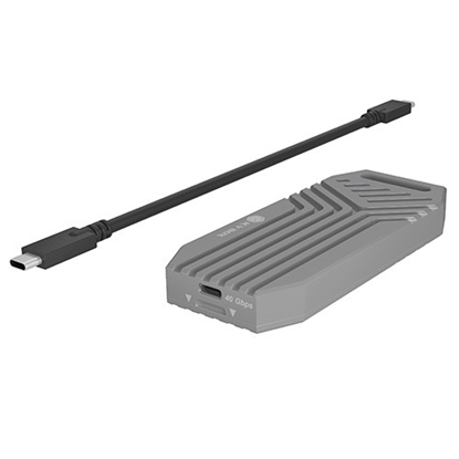 Picture of Obudowa IB-1919M-C42 Type-C. USB4. Gen 3x2 (40 Gbit/s) na PCIe  NVMe M.2 2280 