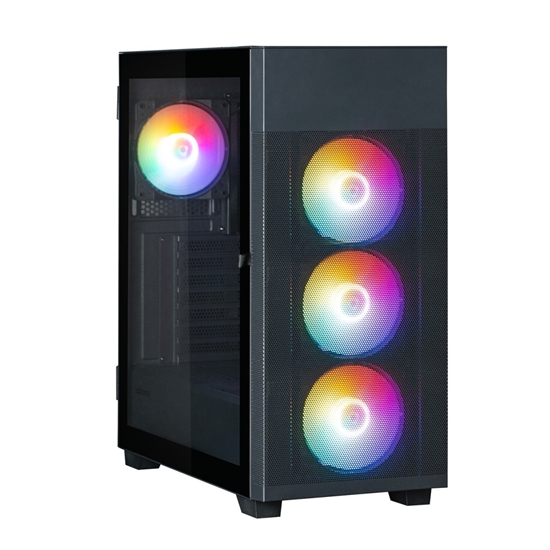 Изображение Obudowa S5 NEO Black ATX Mid Tower FRGB Fan x4 