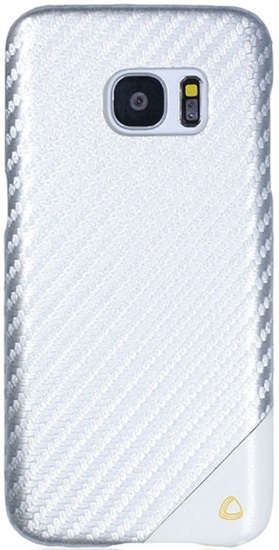 Picture of Occa Carbon Back Case Plastic Case for Samsung G935 Galaxy S7 Edge Silver