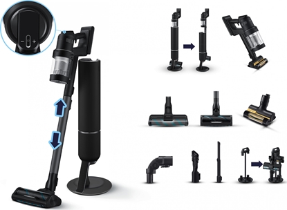 Attēls no Odkurzacz pionowy Samsung Bespoke Jet AI VS28C9784QK/WA