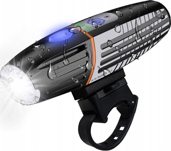 Picture of Odporna na wod lampka wietlna do roweru na przód T6 2200mAh + Uchwyt