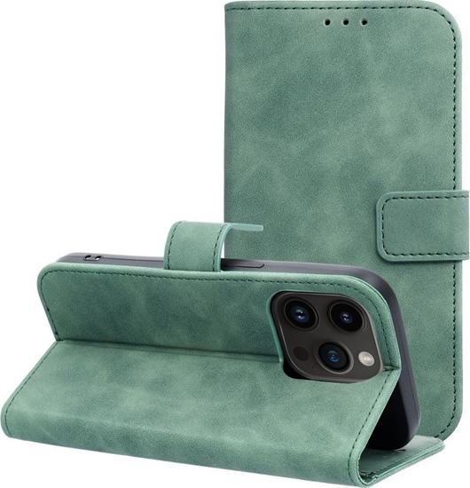 Изображение OEM Kabura TENDER Book do IPHONE 14 Pro zielony