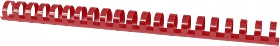 Picture of Office Products Grzbiety do bindowania OFFICE PRODUCTS, A4, 22mm (210 kartek), 50 szt., czerwony