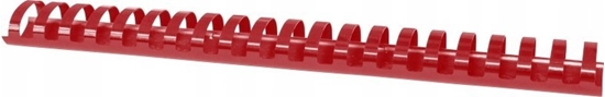 Изображение Office Products Grzbiety do bindowania OFFICE PRODUCTS, A4, 32mm (300 kartek), 50 szt., czerwone