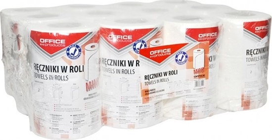Picture of Office Products Rczniki w roli celulozowe OFFICE PRODUCTS Mini, 2-warstwowe, 50m, 12szt., biae