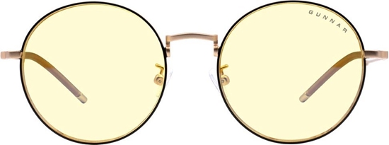 Picture of Okulary Gunnar GUNNAR Optiks Ellipse Computer-Brille - Amber Glas, schwarz/gold