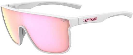 Picture of Okulary TIFOSI SANCTUM XL matte white (1 szko Pink Mirror xx% transmisji wiata) (NEW 2025) (PREMIERA: 2025-04-15)