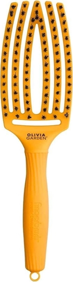 Picture of Olivia Garden OLIVIA GARDEN_Finger Brush On The Road Again szczotka do wosów Yellow Sunshine