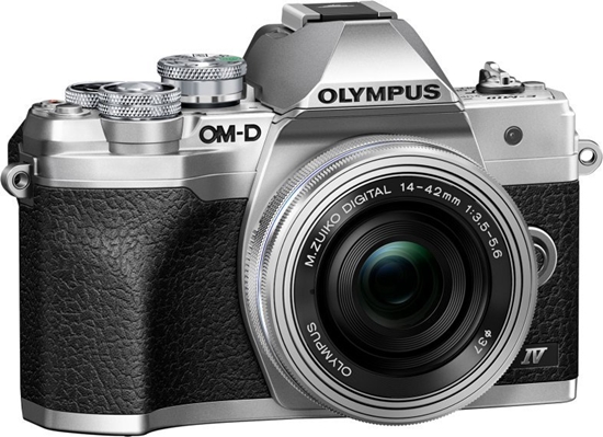 Picture of Olympus OM-D E-M10 Mark IV Kit + 14-42 Pancake Zoom silver