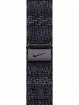 Изображение Opaska sportowa Nike w kolorze czarnym/niebieskim do koperty 42 mm