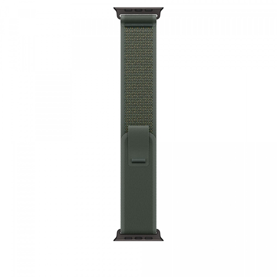 Изображение Opaska Trail w kolorze zielonym do koperty 49 mm - rozmiar S/M - elementy z tytanu w kolorze czarnym