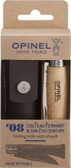 Picture of Opinel No. 08 stainless steel + Sheath