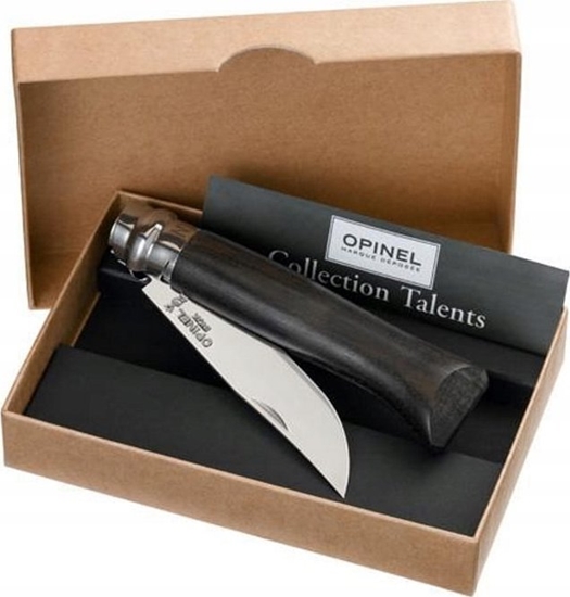 Picture of Opinel pocket knife No. 08 ebony w. gift box