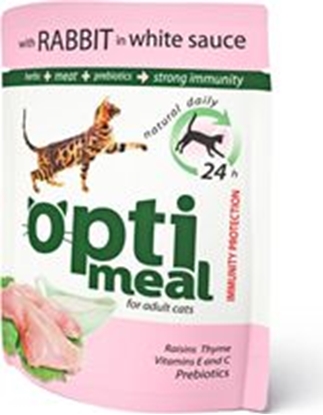 Attēls no Optimeal OPTIMEAL saszetka 85g KRÓLIK W SOSIE