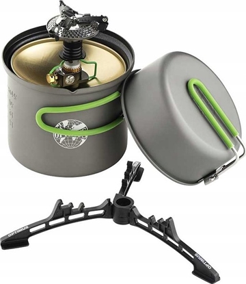 Attēls no Optimus Optimus Crux Weekend cooking system, gas cooker (black/grey, with Weekend cooking set)